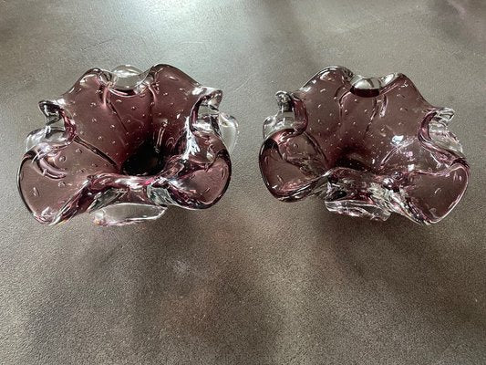 Handmade Glass Bowls, Set of 2-QJM-1168218