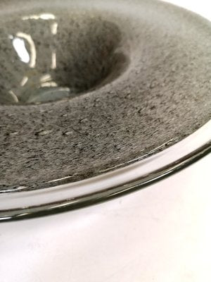 Handmade Gray Crystal Glass Bowl from WMF, 1970s-UWE-692597