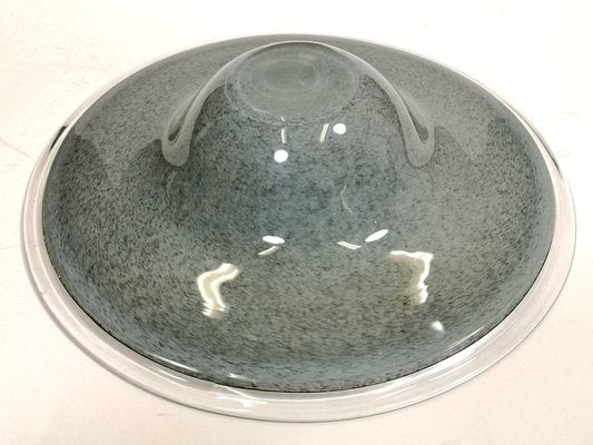 Handmade Gray Crystal Glass Bowl from WMF, 1970s-UWE-692597