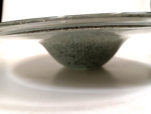 Handmade Gray Crystal Glass Bowl from WMF, 1970s-UWE-692597