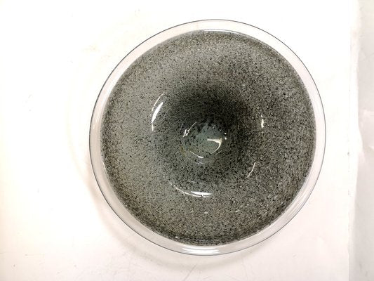 Handmade Gray Crystal Glass Bowl from WMF, 1970s-UWE-692597