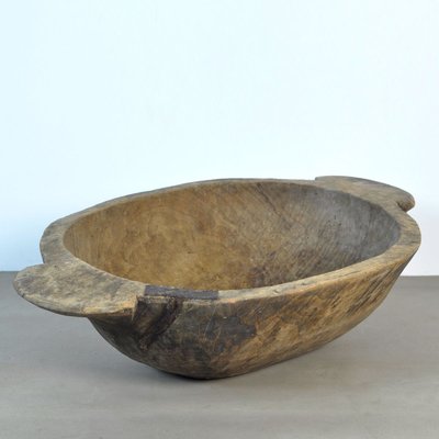 Handmade Hungarian Wooden Dough Bowl, Early 1900s-IW-841628