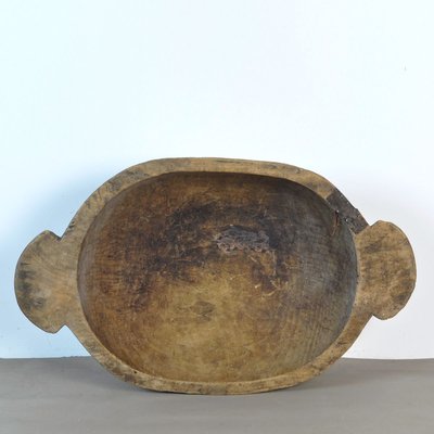 Handmade Hungarian Wooden Dough Bowl, Early 1900s-IW-841628