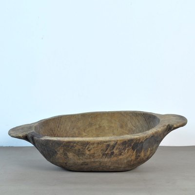 Handmade Hungarian Wooden Dough Bowl, Early 1900s-IW-841628