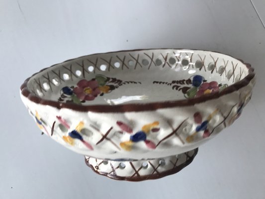 Handmade Portuguese Ceramic Bowl, 1950s-WQQ-1332291