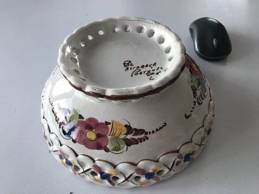 Handmade Portuguese Ceramic Bowl, 1950s-WQQ-1332291