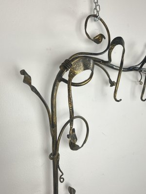 Handmade Wrought Iron Hanger, Italy, 1990s-YST-1704742