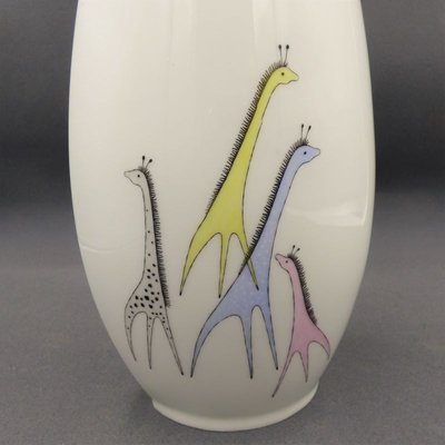 Handpainted Porcelain Vase by Beate Kuhn for Rosenthal-WK-1031377