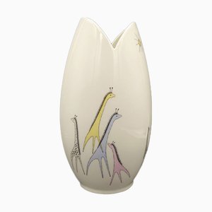 Handpainted Porcelain Vase by Beate Kuhn for Rosenthal-WK-1031377