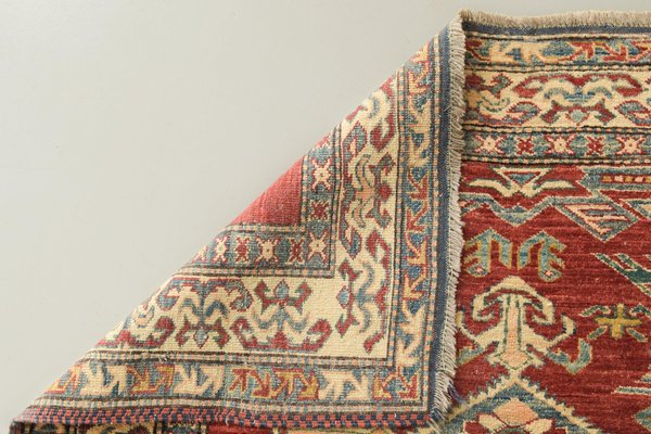 Handwoven Gooch Kazak Back Rug-AOI-1278695