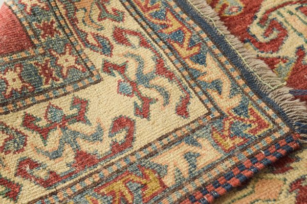 Handwoven Gooch Kazak Back Rug-AOI-1278695