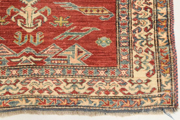 Handwoven Gooch Kazak Back Rug-AOI-1278695