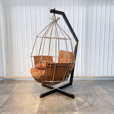 Hanging Easy Chair by Ib Arberg for Abra Möbler, 1970s-LIV-1791600