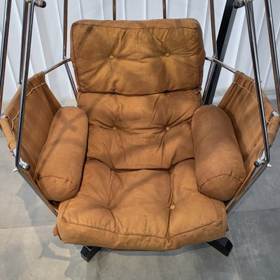 Hanging Easy Chair by Ib Arberg for Abra Möbler, 1970s-LIV-1791600