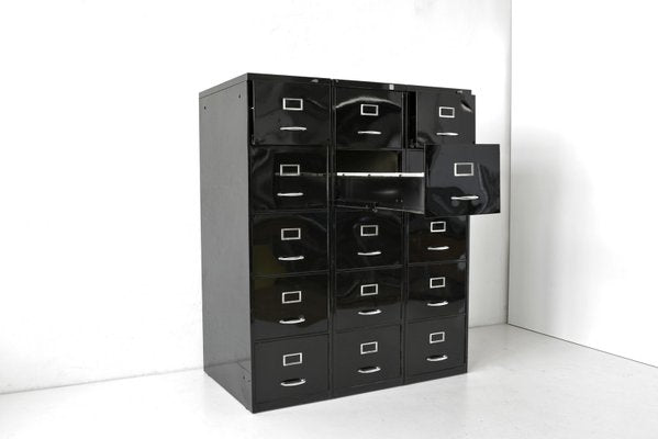 Hanging File Cabinet in Steel from Mauser Werke Waldeck, Germany, 1960s-LOB-1255439