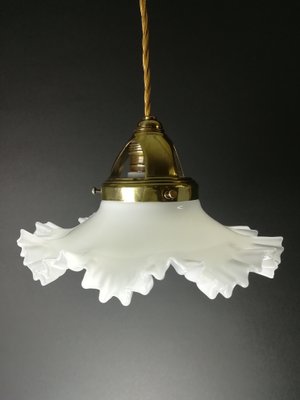 Hanging Lamp with Brass Ceiling Rosette-KDB-1358161