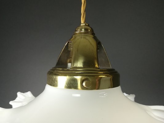 Hanging Lamp with Brass Ceiling Rosette-KDB-1358161