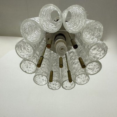 Hanging Lamp with Glass Cylinders from Doria Leuchten, 1970s-BGP-1694646