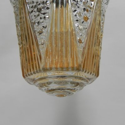 Hanging Lamp with Glass Shade, 1950s-TL-851900