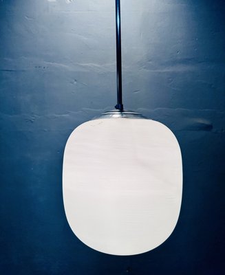 Hanging Light in Opaline Glass, 1940s-NUO-2035854