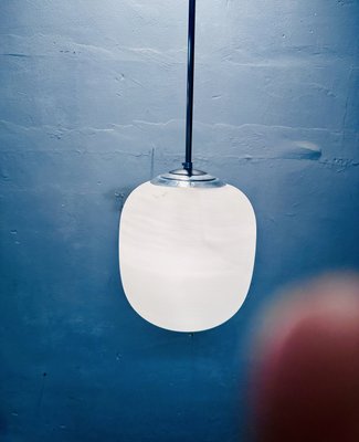 Hanging Light in Opaline Glass, 1940s-NUO-2035854