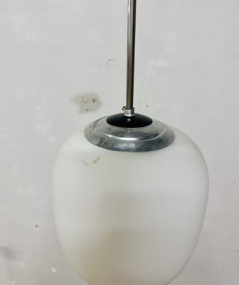 Hanging Light in Opaline Glass, 1940s-NUO-2035854