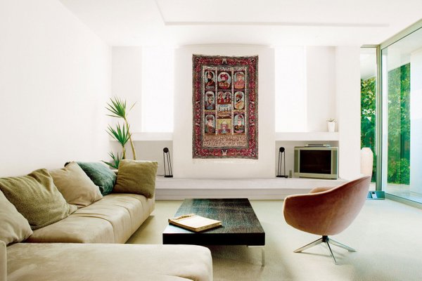 Hanging Rug with Kings Portraits, 1960s-UZN-1398172