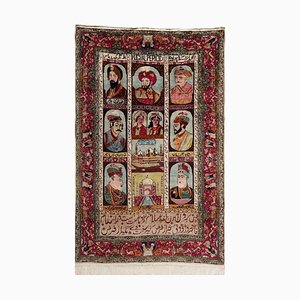 Hanging Rug with Kings Portraits, 1960s-UZN-1398172