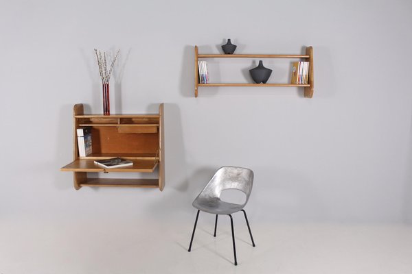 Hanging Secretary and Shelf in Elm-OWS-1079405