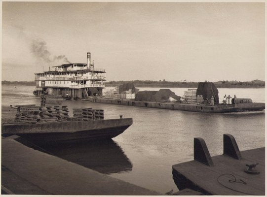 Hanna Seidel, Colombian Ships, Black and White Photograph, 1960s-DYV-1446664