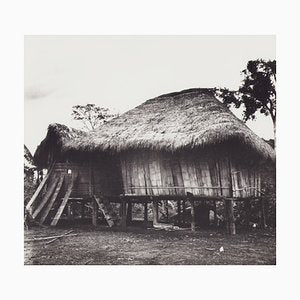 Hanna Seidel, Ecuadorian Indigenous House, Black and White Photograph, 1960s-DYV-1397876