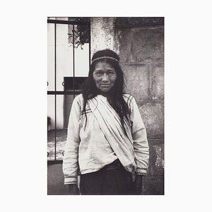 Hanna Seidel, Ecuadorian Indigenous Woman, 1960s, Black and White Photograph-DYV-1389058