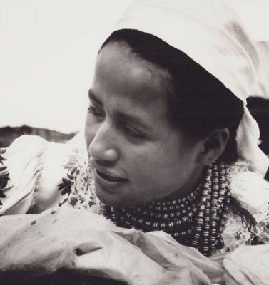 Hanna Seidel, Ecuadorian Indigenous Woman, Black and White Photograph, 1960s-DYV-1397883