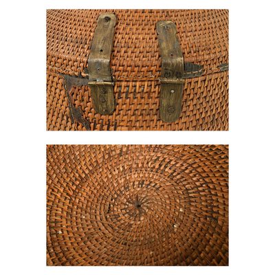 Hardware Braided Wooden Basket-NQ-968299