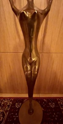 Hattakitkosol Somchai, Large Dancer Sculpture, 1969, Brass-OPE-1451324