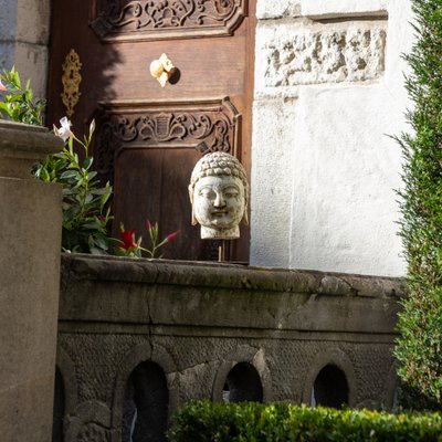 Head of Buddha in Marble-VEI-1744288