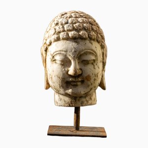 Head of Buddha in Marble-VEI-1744288