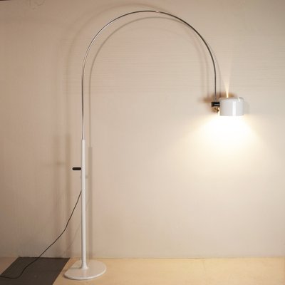 Height-Adjustable Arched Floor Lamp by Joe Colombo for Oluce, 1970s-JQO-1383923