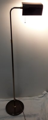 Height-Adjustable Floor Lamp with Swiveling Reflector Screen, 1980s-HOI-747126