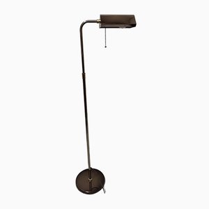 Height-Adjustable Floor Lamp with Swiveling Reflector Screen, 1980s-HOI-747126