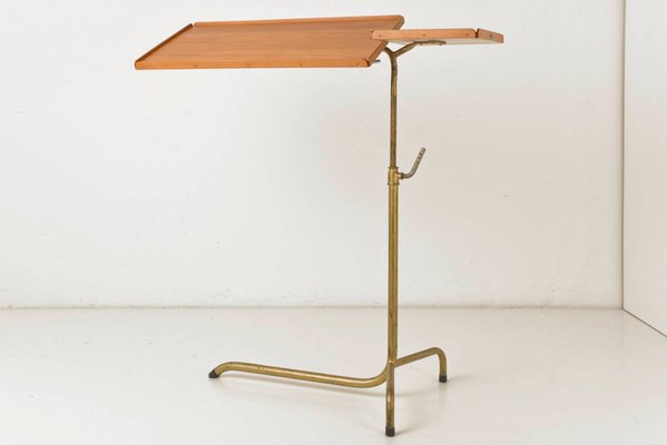 Height-Adjustable Side Table from Hausmann A.G., Switzerland, 1920-LOB-1050265