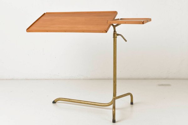 Height-Adjustable Side Table from Hausmann A.G., Switzerland, 1920-LOB-1050265