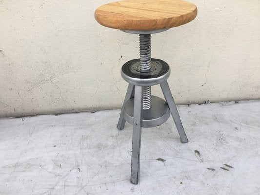 Height Adjustable Tripod Stool, 1970s-WQQ-1033037