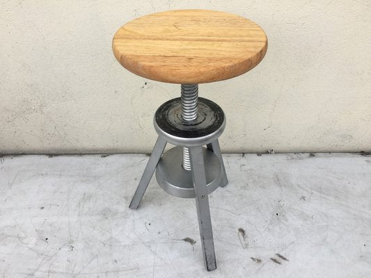 Height Adjustable Tripod Stool, 1970s-WQQ-1033037