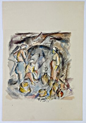 Heinrich Richter-Berlin Watercolor, November Group Expressionst, 1917, Paper-QFT-2016475