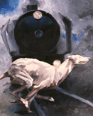 Helen Uter, Chiens N.1, 1998, Oil on Canvas-CHG-1338823