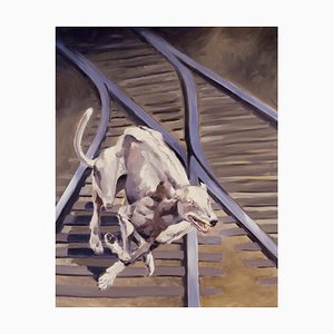 Helen Uter, Chiens N.3, 1998, Oil on Canvas-CHG-1338821