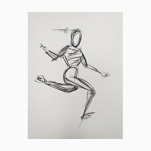 Helen Warner, Running, 2009, Ink on Paper-CHG-2036896