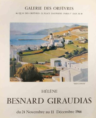 Hélène Besnard-Giraudias Exhibition Poster, 1966-ZCI-1781871