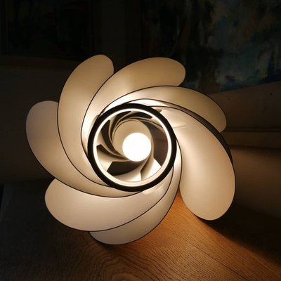 Helicoïdal Pendant Lamp by Gerald Rignault for Group S.A., 1970s-GO-770538